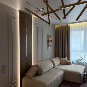 Панели МДФ шпонированные, елочка