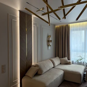 Панели МДФ шпонированные, елочка